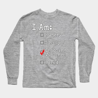 I am Checkbox Long Sleeve T-Shirt